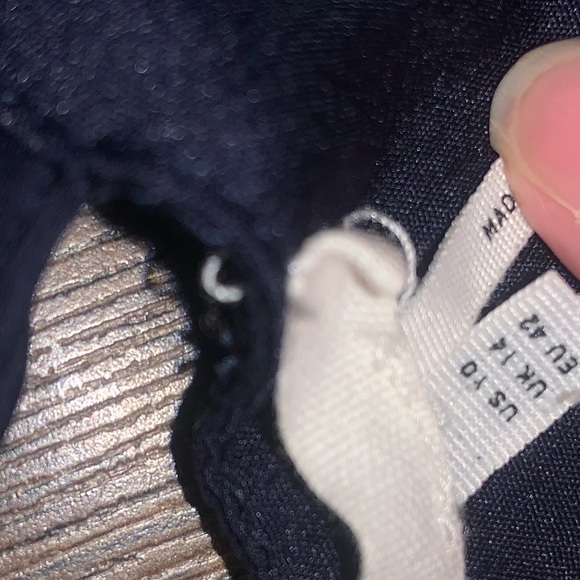 Anthropologie Floreat floral Navy
Blue Embroidered Maxi Dress boho formal fall - Picture 9 of 14